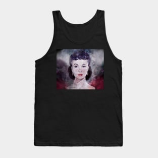 Scarlett O'Hara Watercolor Gone with the Wind Tank Top